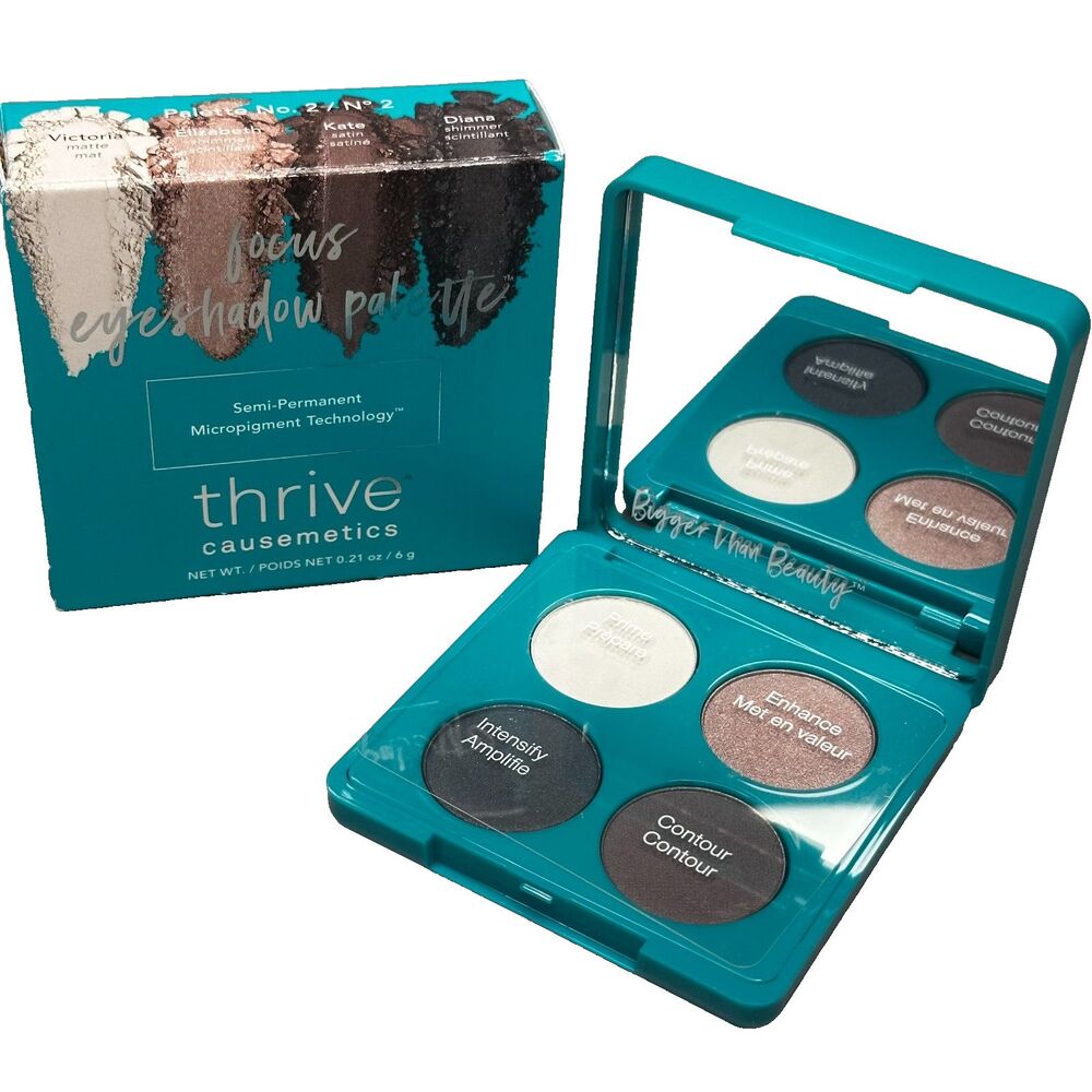 Thrive Causemetics Focus Eyeshadow Palette No. 2 NEW Discontinued